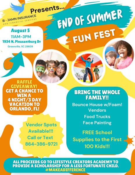 End Of Summer Fun Fest