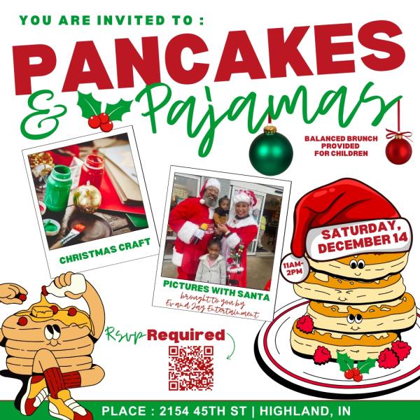 Pancakes & Pajamas with Santa