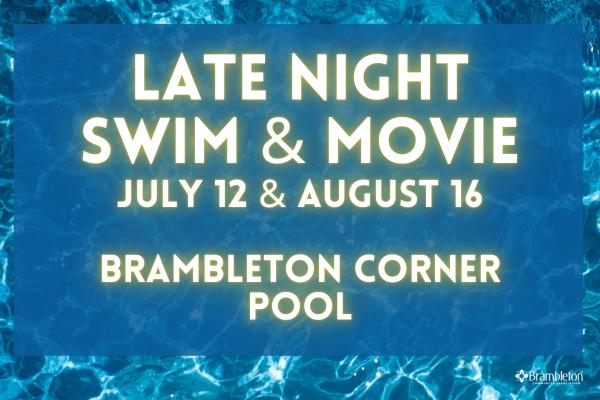 Movie Night at Corner Clubhouse Pool