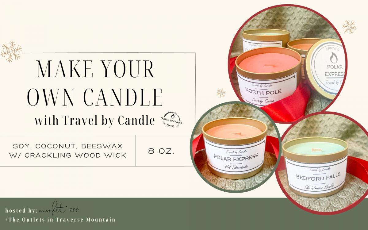 Make Your Own Candle Workshop w/Travel By Candle cover image