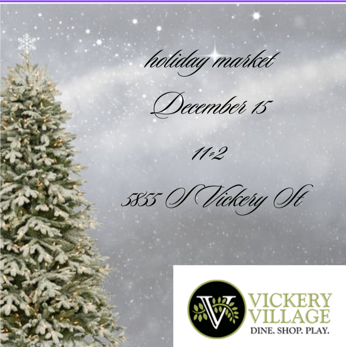 Holiday Market at Vickery Village