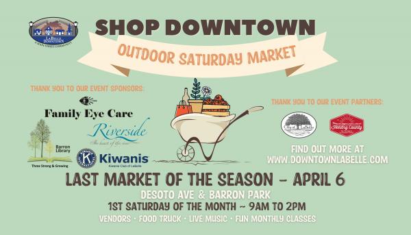 Shop Downtown Outdoor Saturday Market 2023-2024