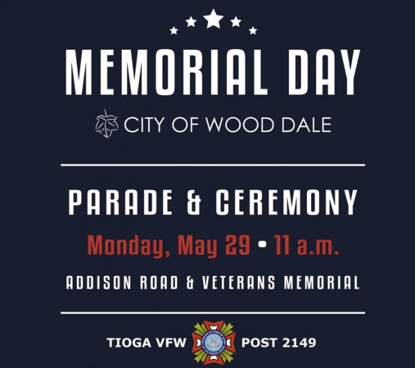 [Copy of] Wood Dale Memorial Day Parade Application