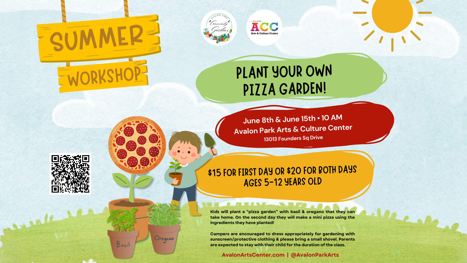 Plant Your Own Pizza Garden Kids Workshop cover image