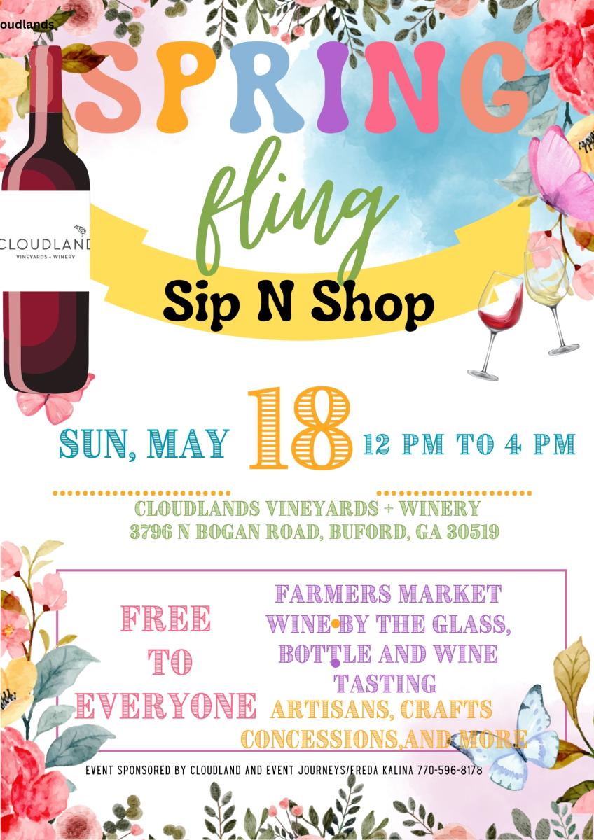 Spring Fling Sip & Shop Farmers Market