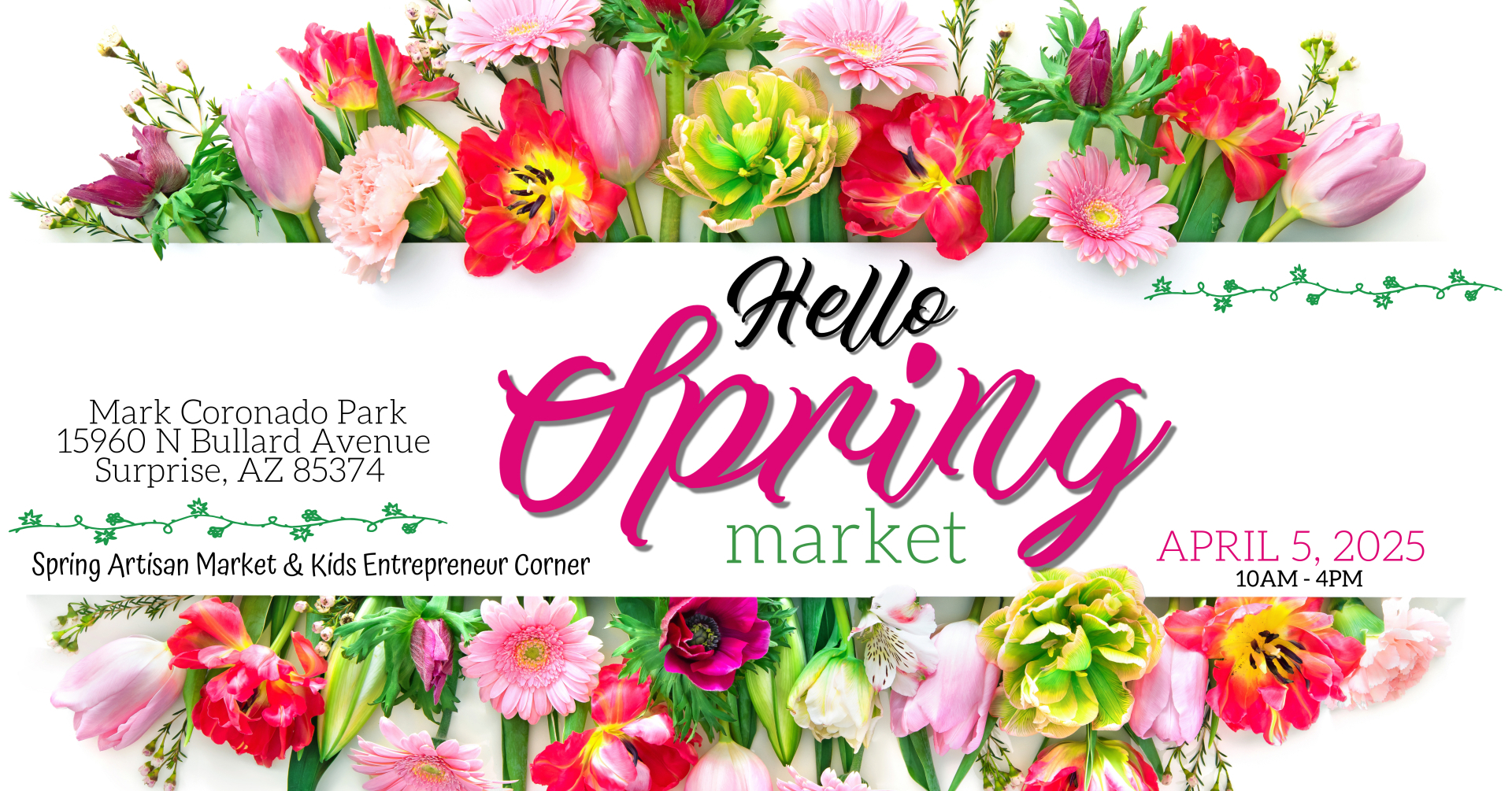 "Hello Spring" Artisan & Kid's Entrepreneur  Market