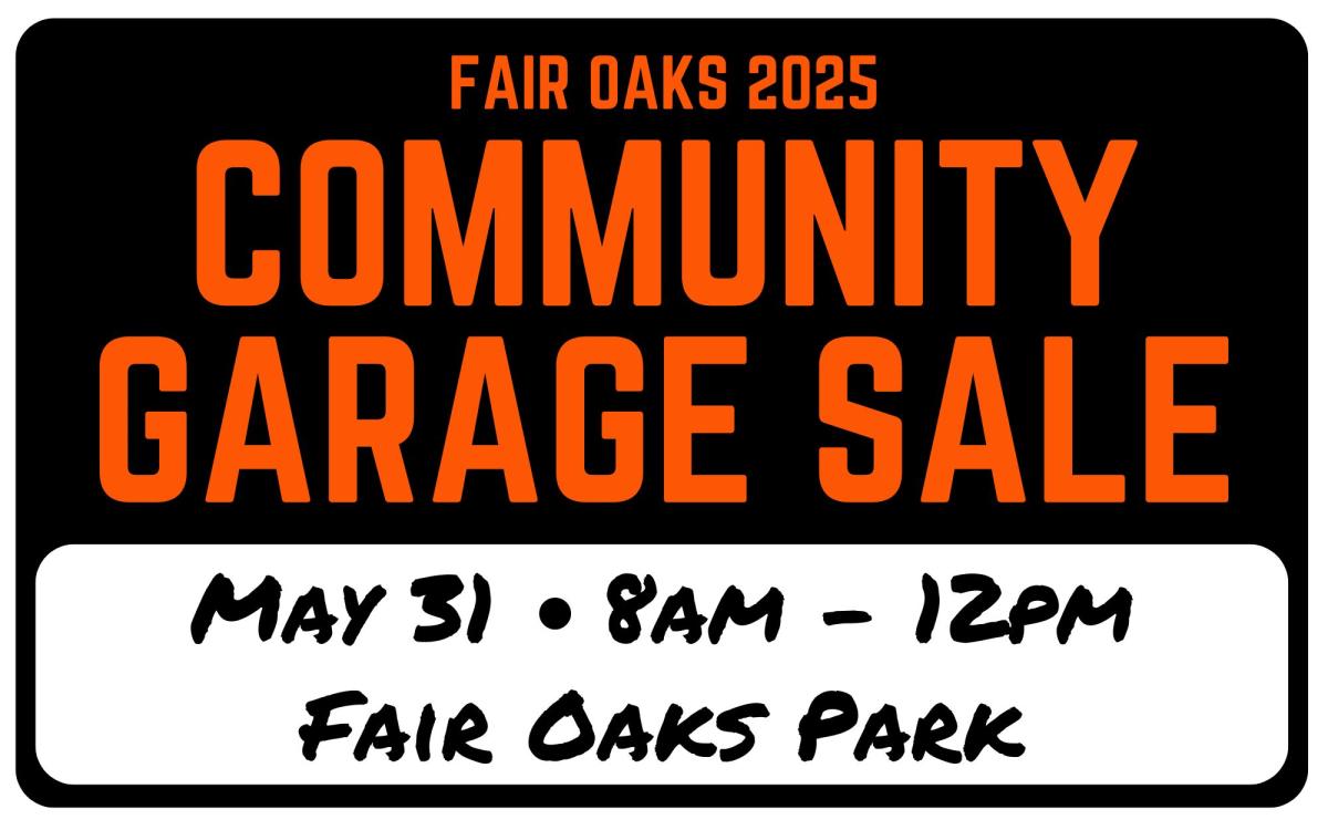 Fair Oaks Community Garage Sale 2025