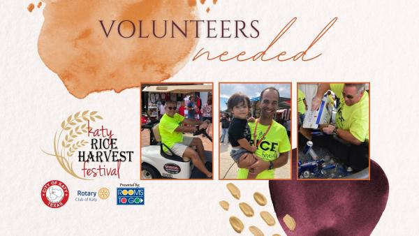 2023 Katy Rice Harvest Festival - Rotary Volunteers