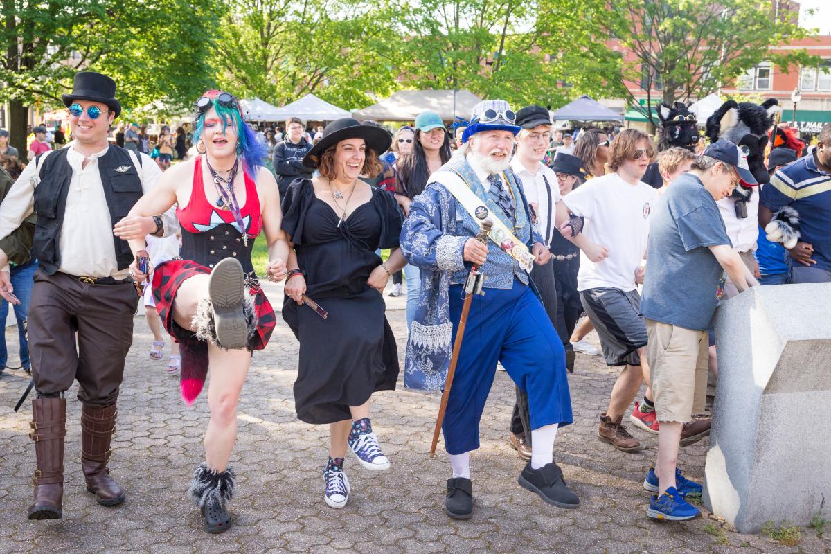 People dancing at the 2023 festival, by Leah C-S Photography