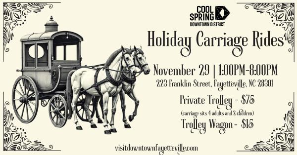 Holiday Carriage Rides 2024