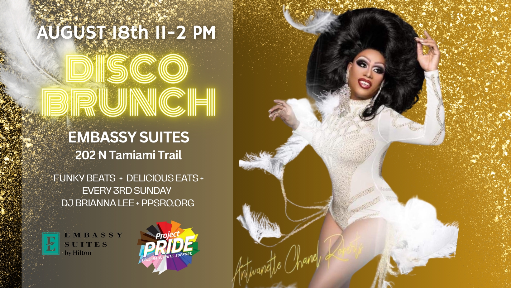 PPSRQ Disco Brunch August 2024 cover image