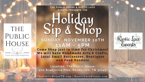 Holiday Sip & Shop