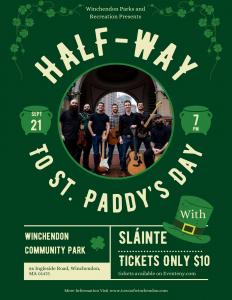 Half Way to St. Paddy's Day ticket cover picture