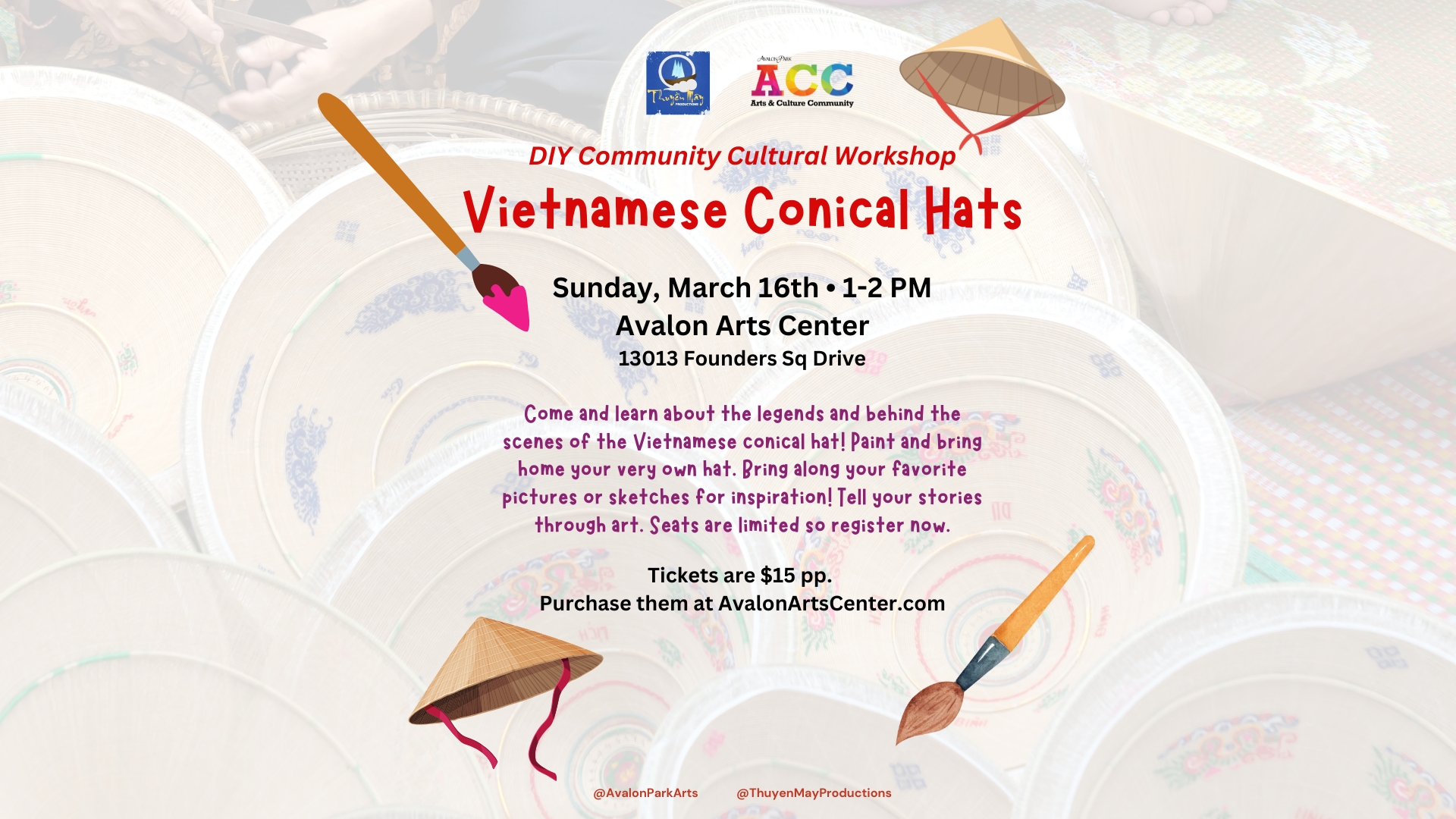 Vietnamese Conical Hats Workshop