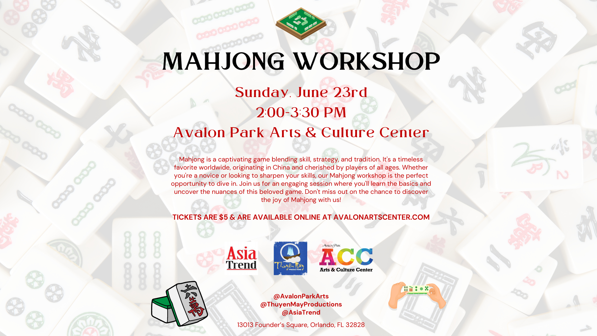 Mahjong Workshop cover image