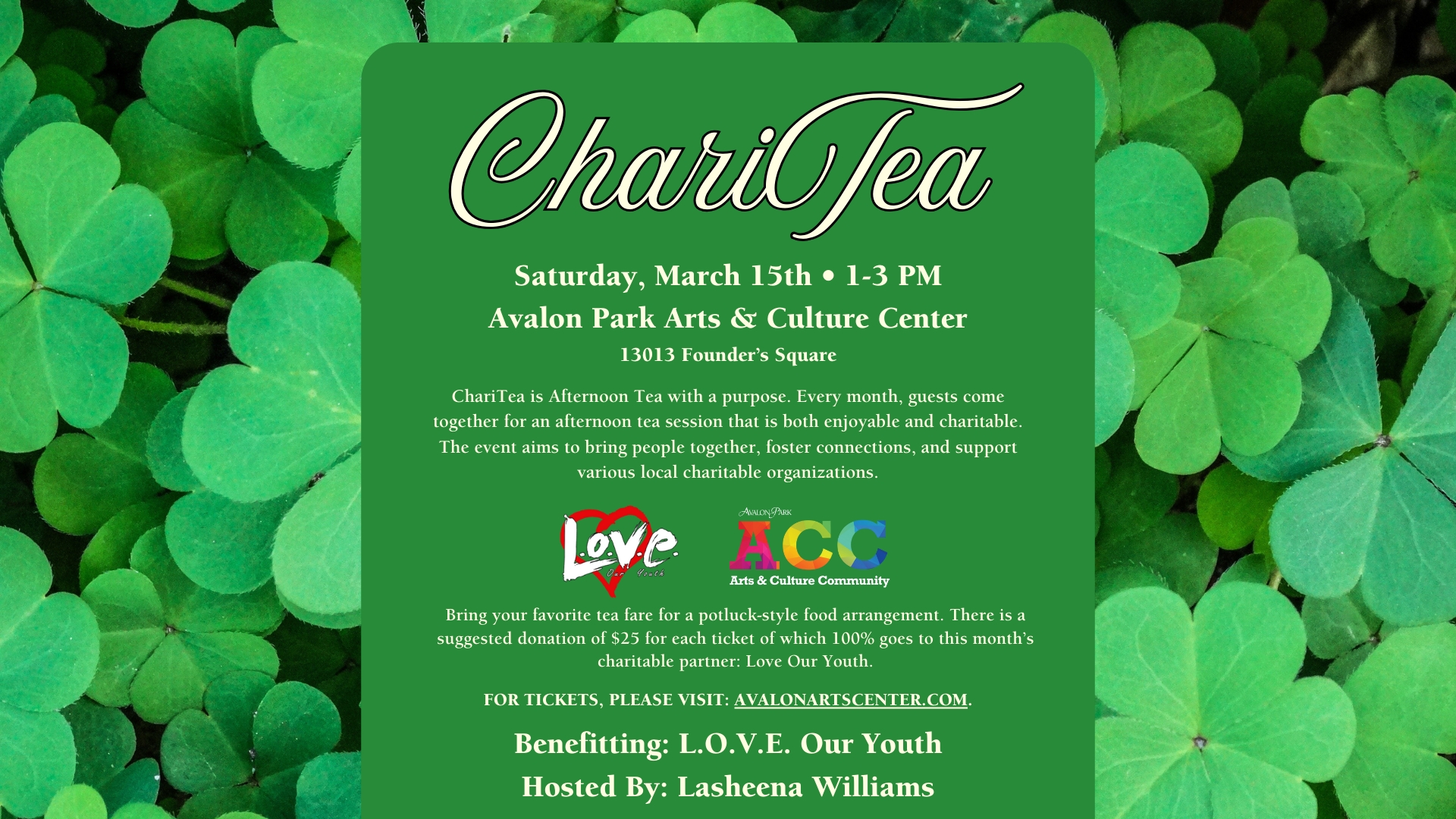 ChariTea - Benefitting: LOVE Our Youth