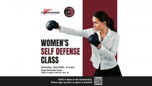 Women's Self Defense Class cover picture