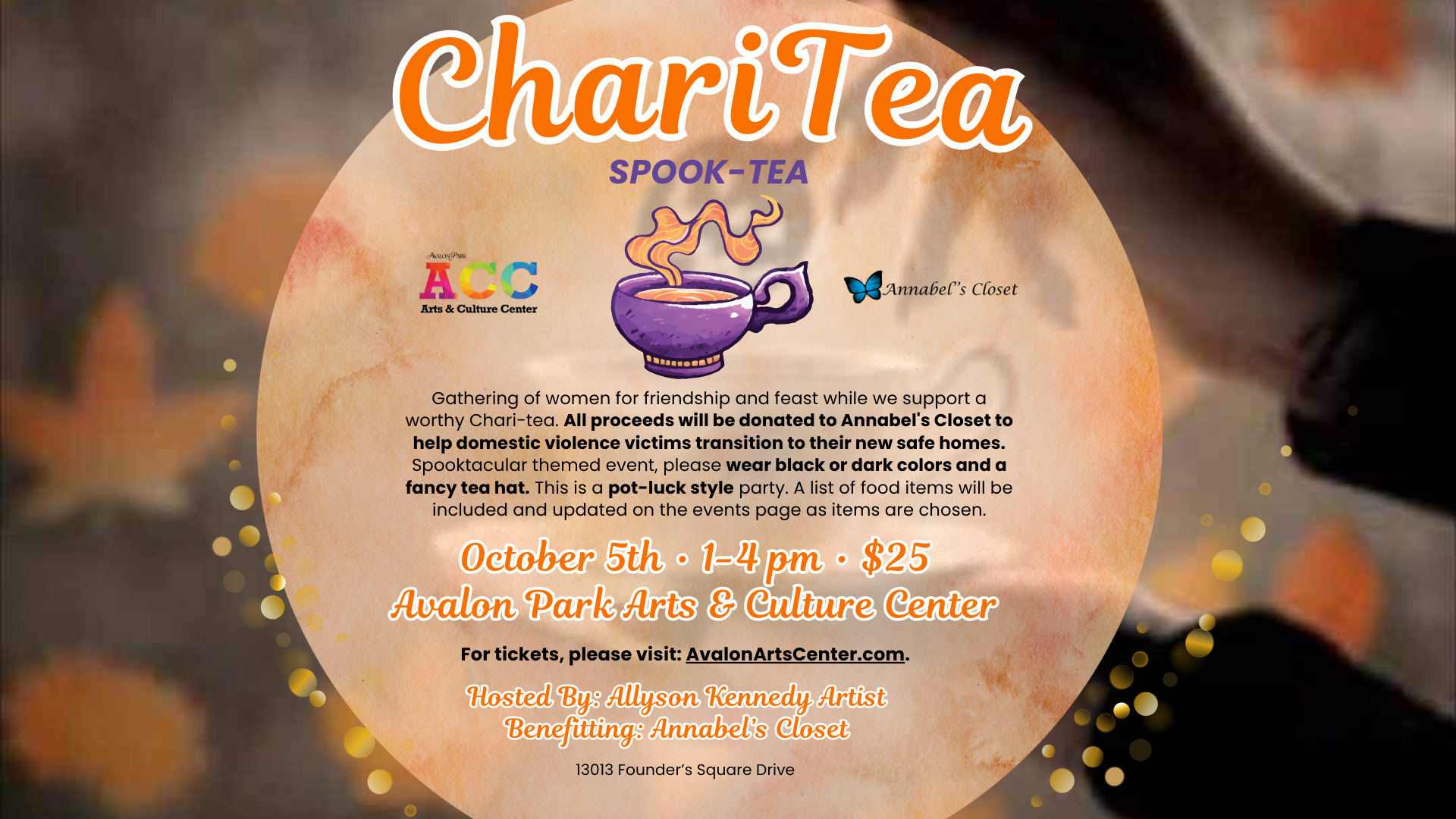 Spooky ChariTea - Benefitting: Annabel's Closet