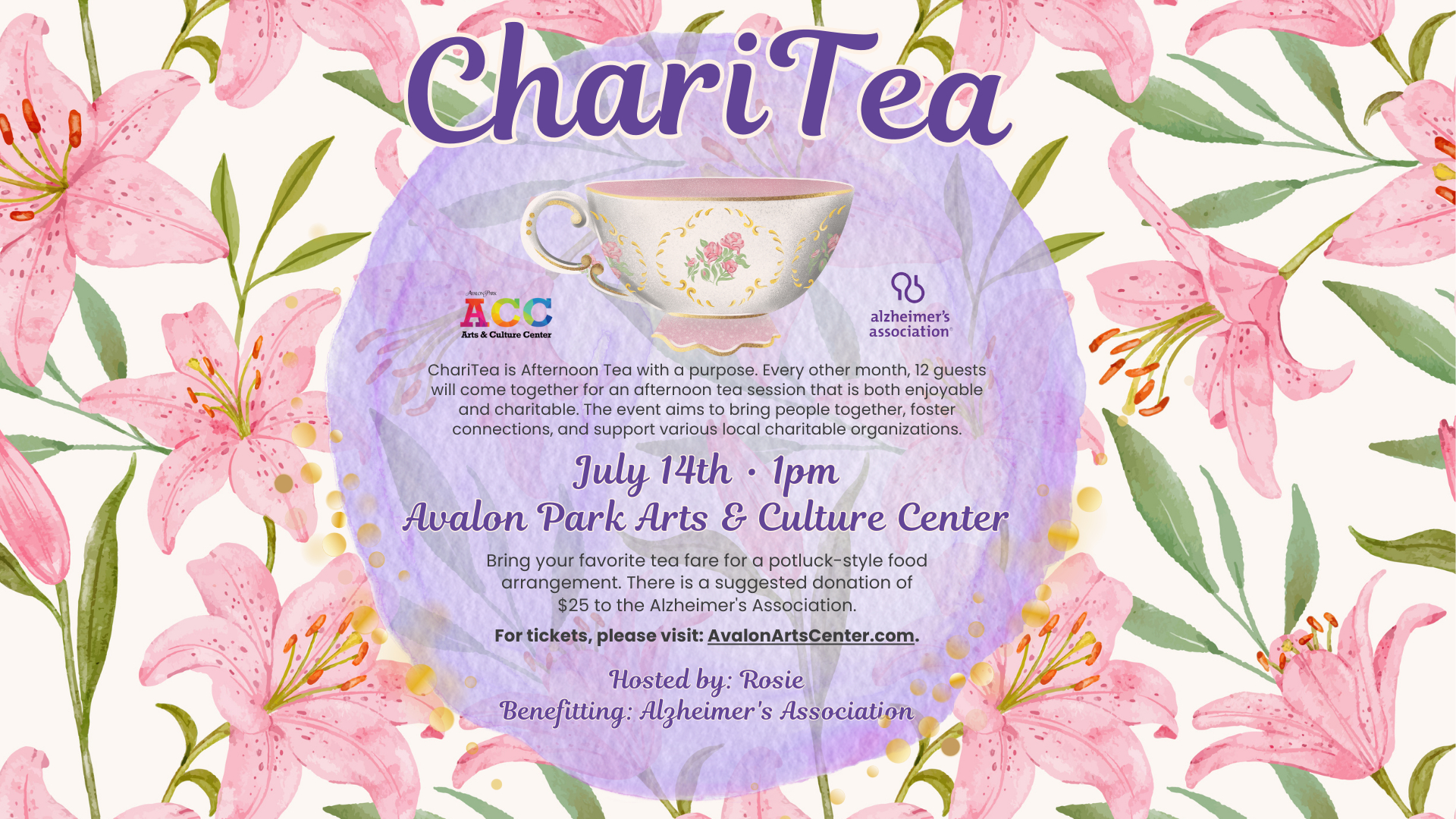 ChariTea - Benefitting: Alzheimer's Association cover image