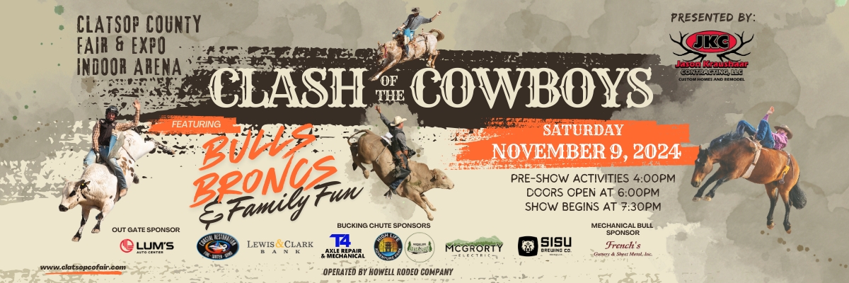 Clash of the Cowboys: Bulls & Broncs Show-Presented by Jason Kraushaar Contracting