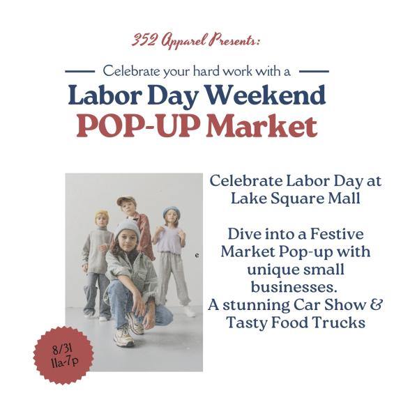 Labor Day Weekend Pop-Up Market & Car Show