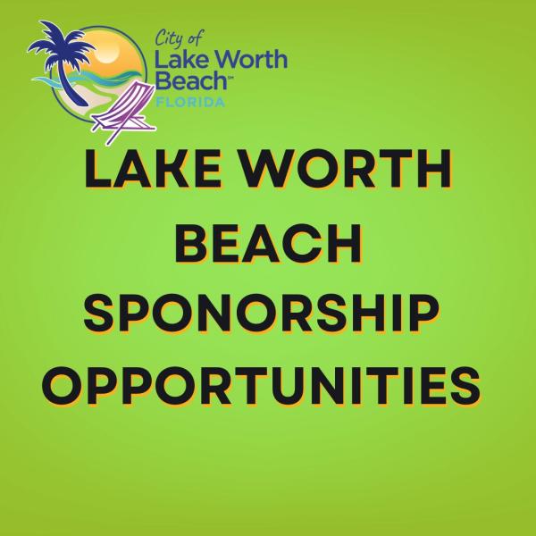 City of Lake Worth Beach Sponsorship Opprotunity