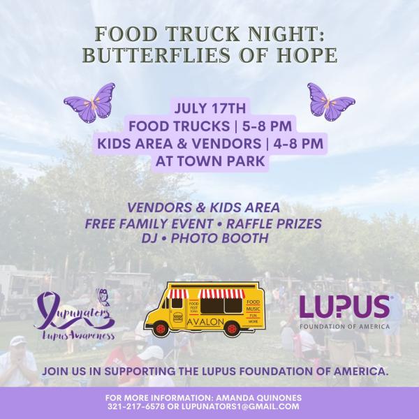 July Food Truck Night: Butterflies of Hope