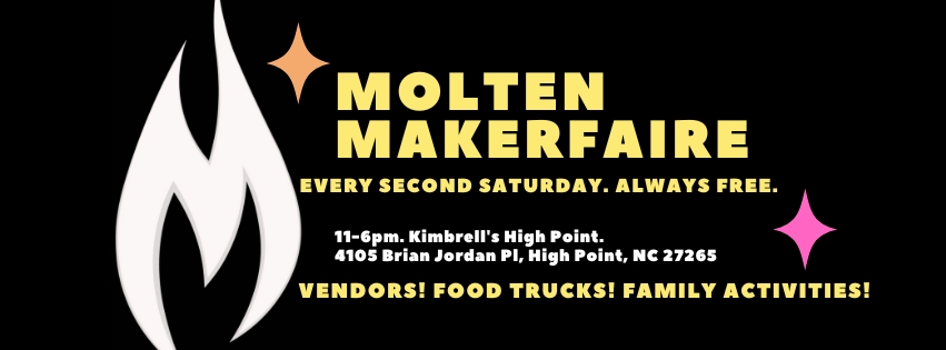 Molten Makerfaire - Second Saturday - August 2025 cover image