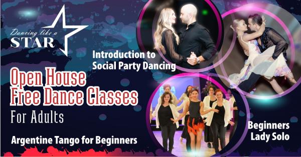 Open House Free Dance Classes For Adults