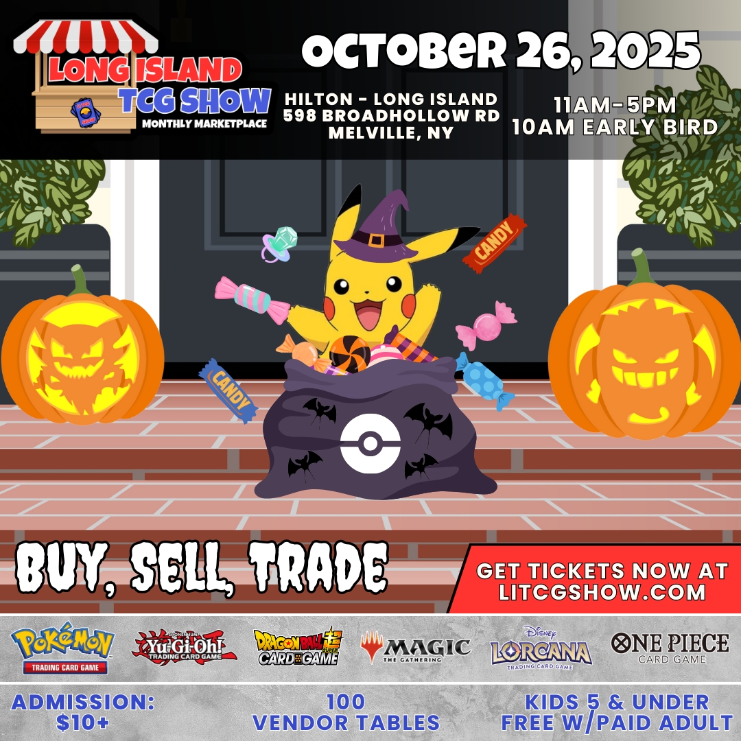 Long Island TCG Show Monthly Marketplace - Oct 2025