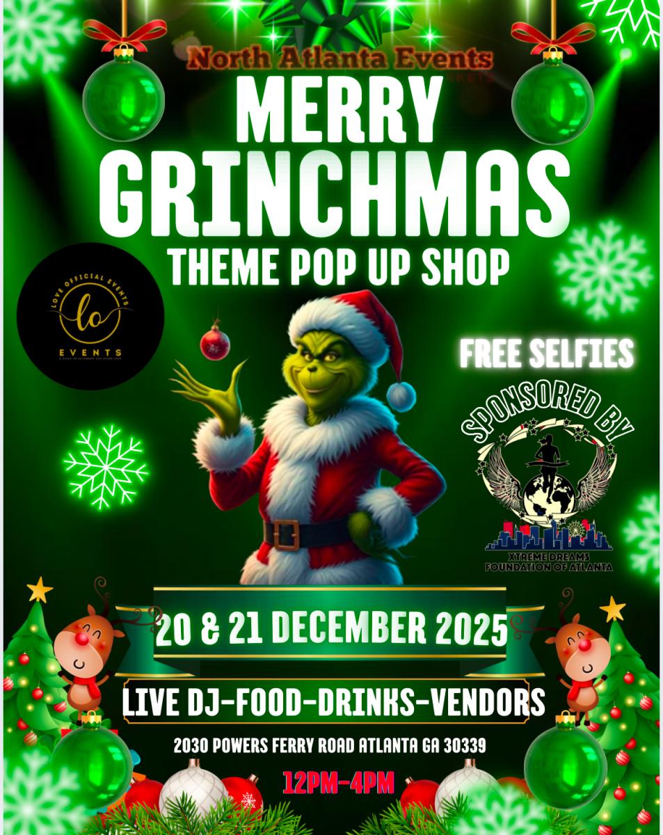 Merry Grinchmas Theme Pop-Up Shop