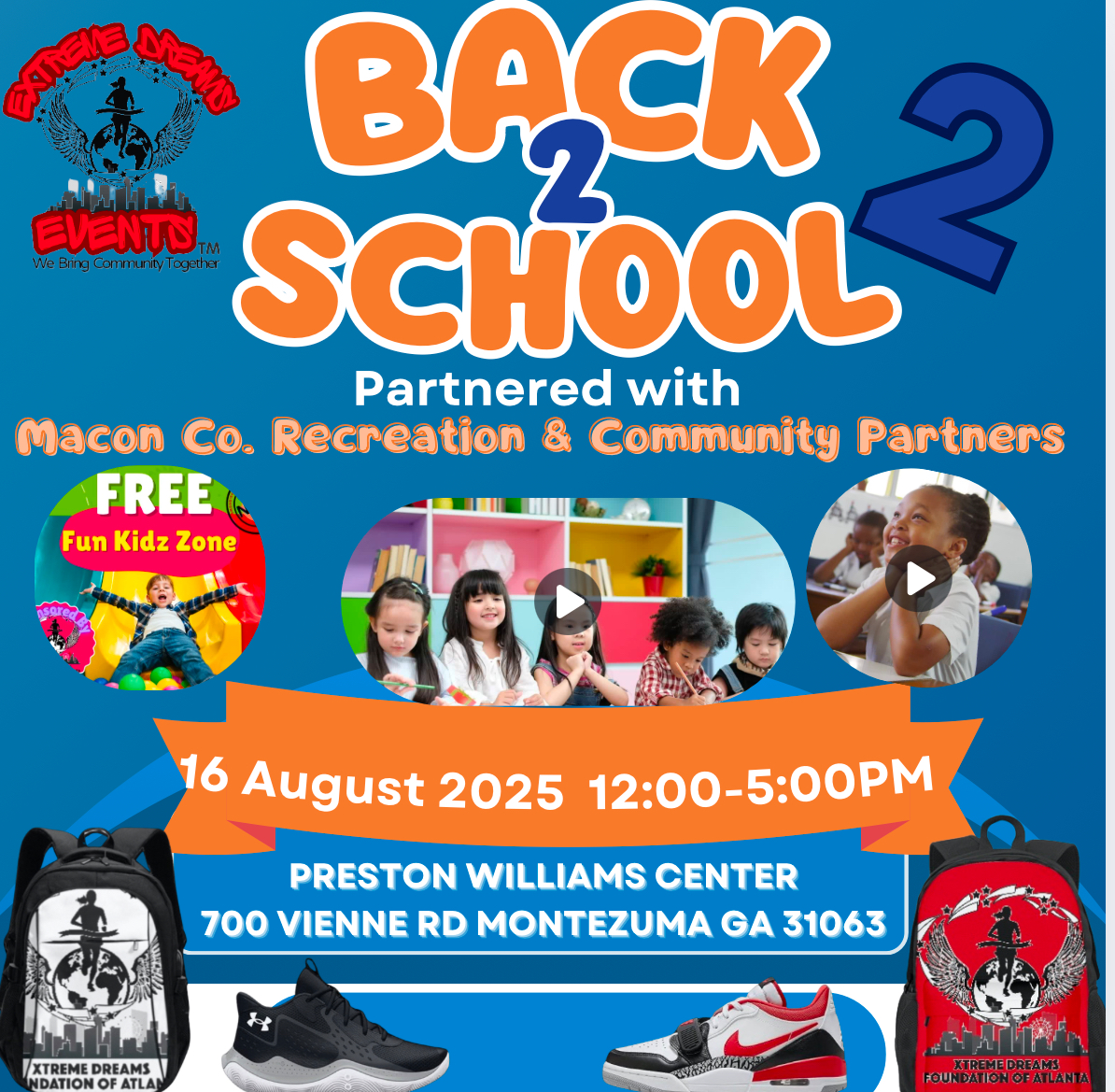 Back2School 2 with Macon Co & Recreation & Community Partners