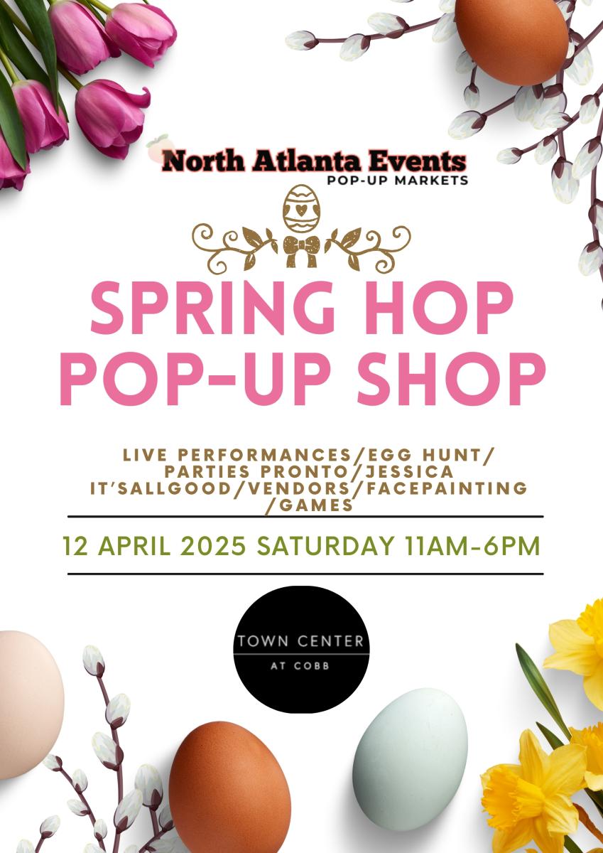 Spring Hop Pop Up Shop at Town Center Cobb Indoor Event cover image