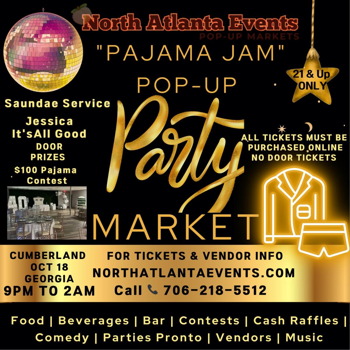 "Pajama Jam Pop Up Party Market cover image