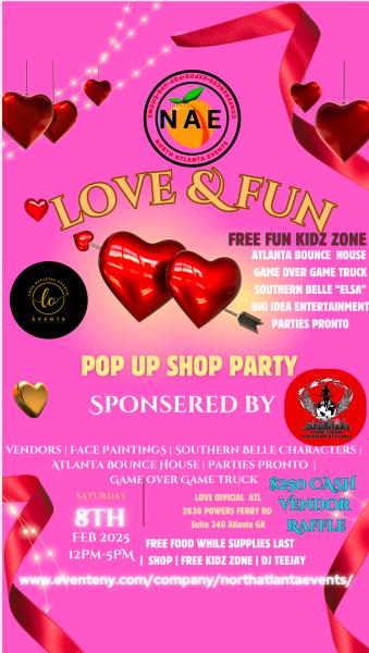 Love & Fun Pop Up Shop Party