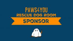 PAWS4you Rescue Dog Room Sponsor