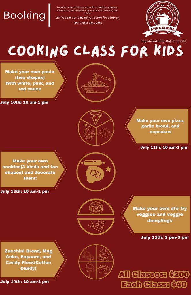 Cooking Class for Kids