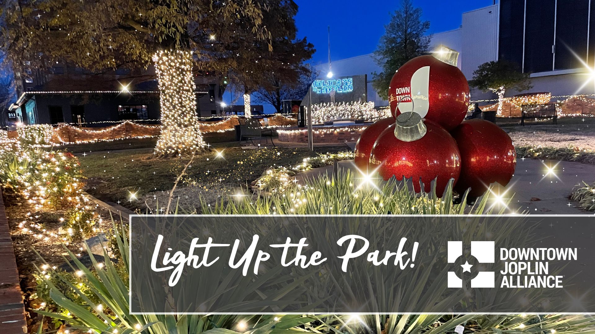 Spiva Park Holiday Lighting