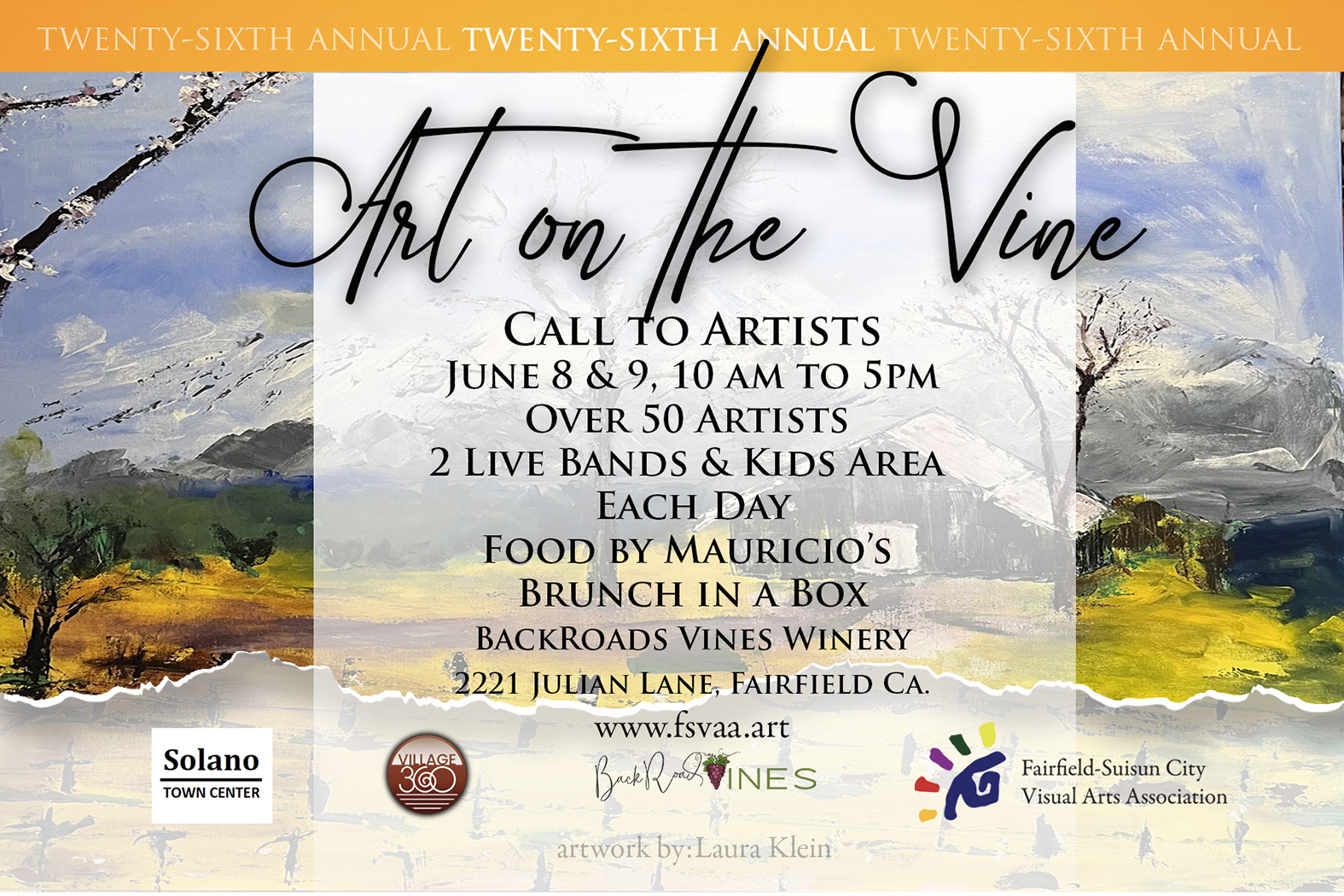 26th Art on the Vine cover image