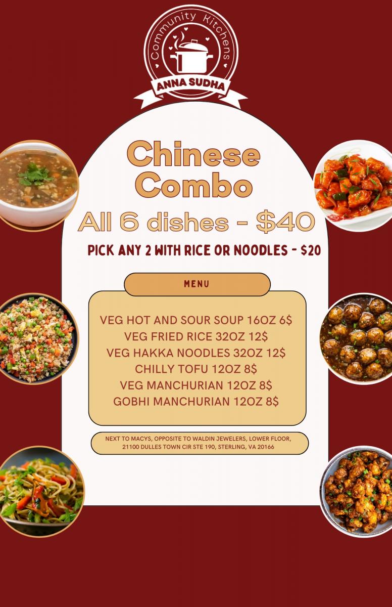 Vegan Indo-Chinese Fusion Combo Take Out cover image