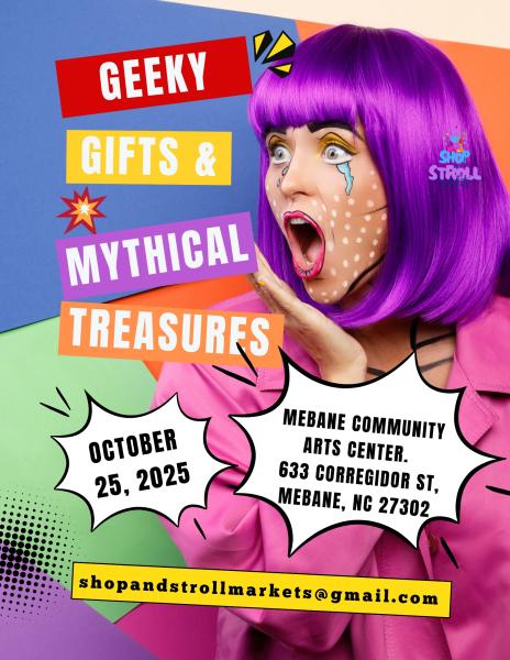 Geeky Gifts and Mythical Treasures Craft Show