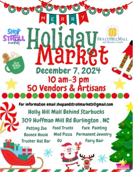 December Makers Market- Holly Hill Mall