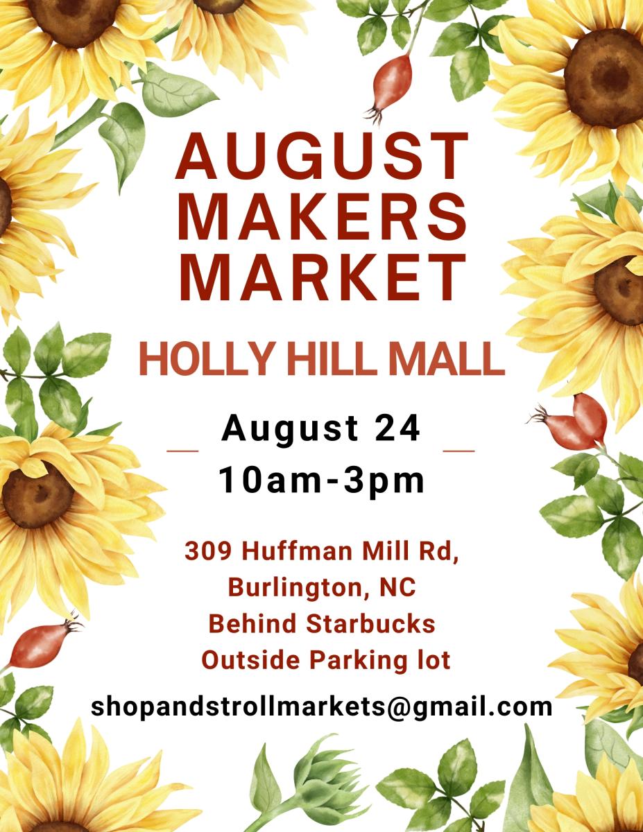 Holly Hill Mall August Makers Market cover image