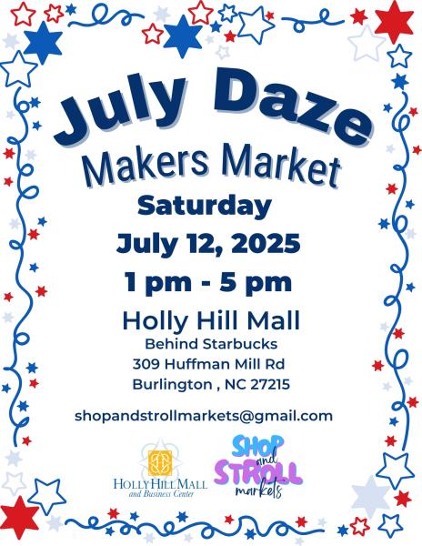 July Daze Holly Hill Mall