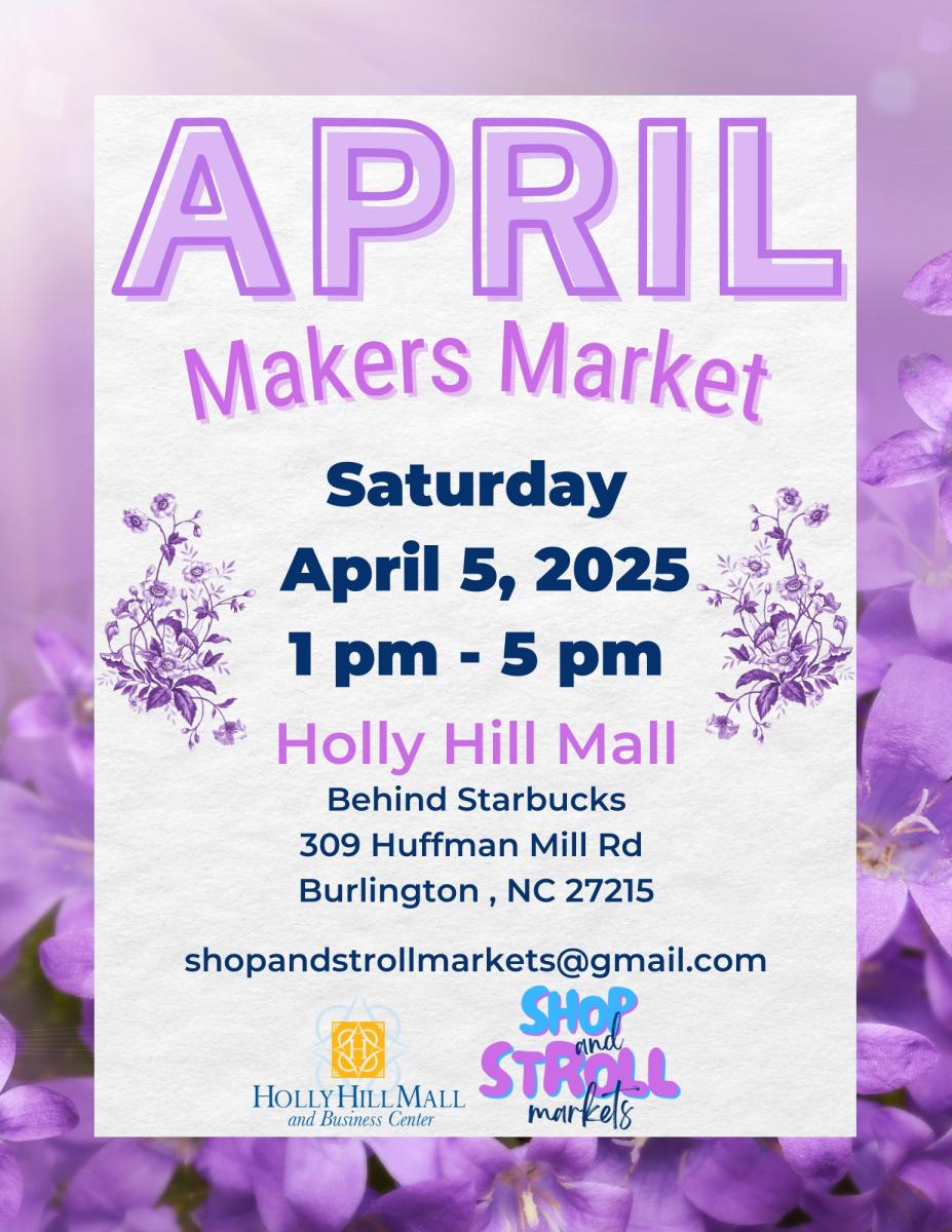 April Makers Market-Holly Hill Mall