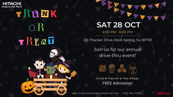 4th Annual Drive-Thru Trunk or Treat