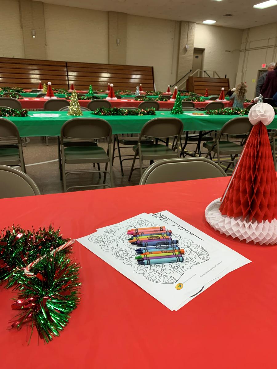 Photos from last year's Breakfast with Santa at the Adult Recreation Center