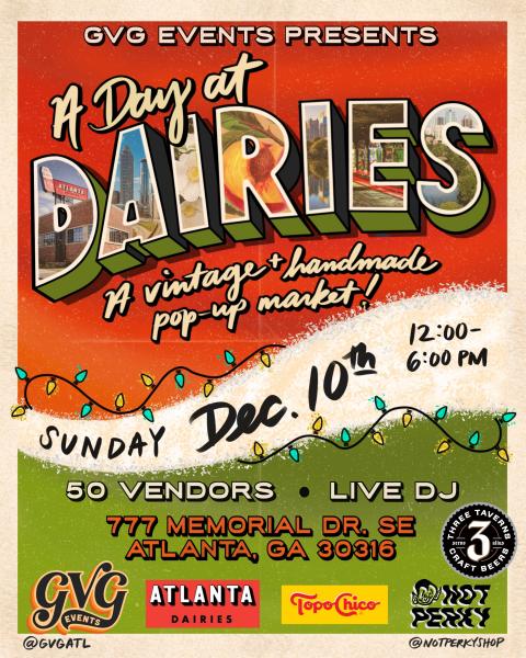 A Day at Dairies- A Vintage and Handmade Pop-Up Market