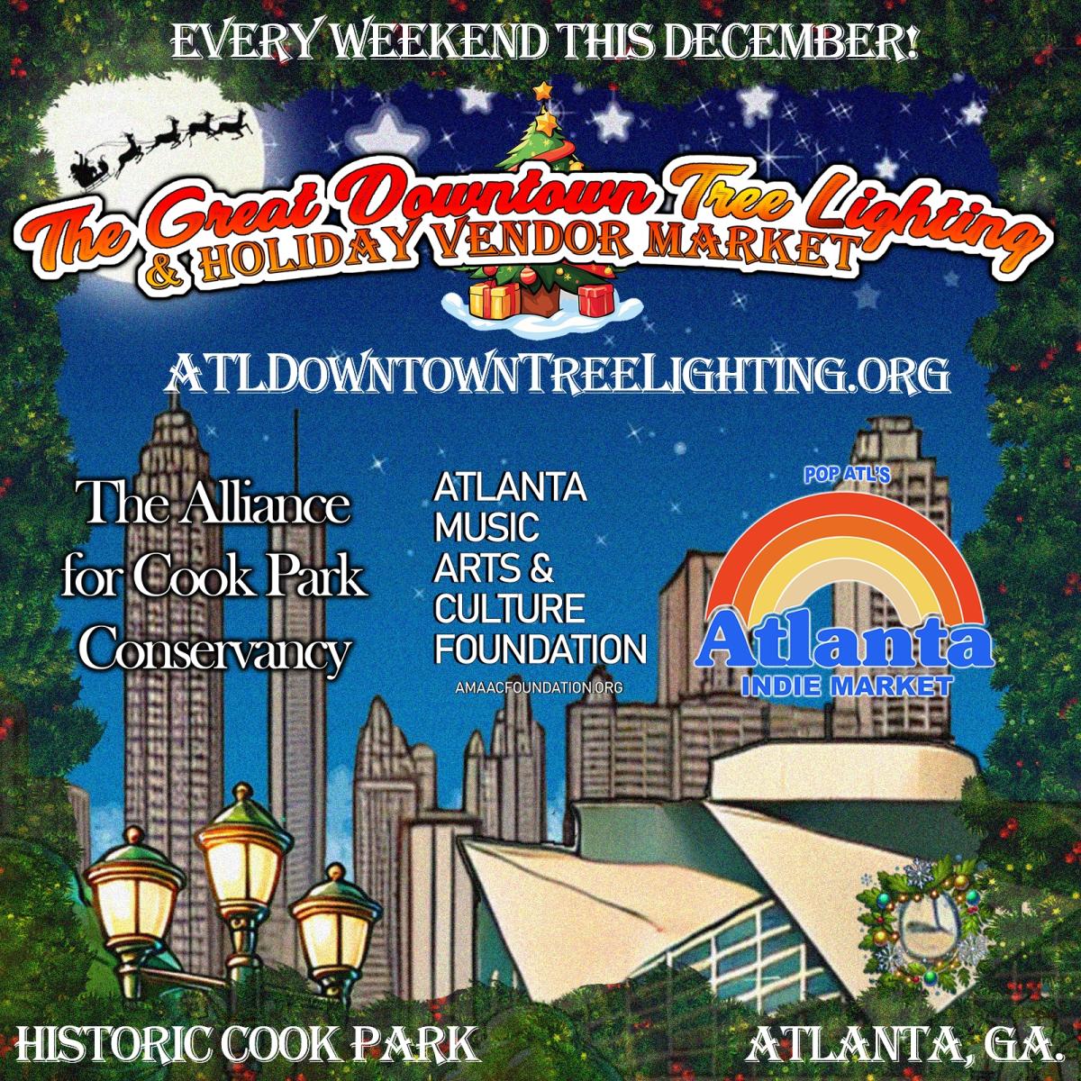 The Great Atlanta Tree Lighting at Cook Park Great Atlanta Tree