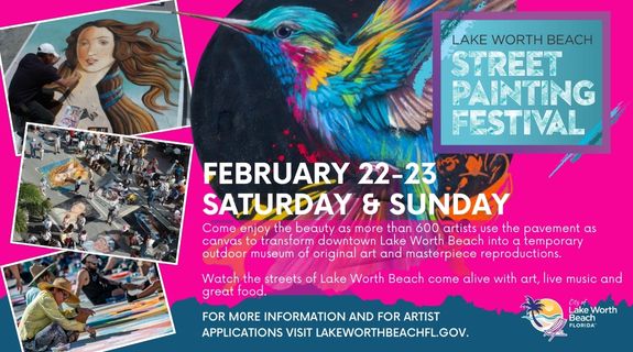 2025 Lake Worth Beach Street Painting Festival